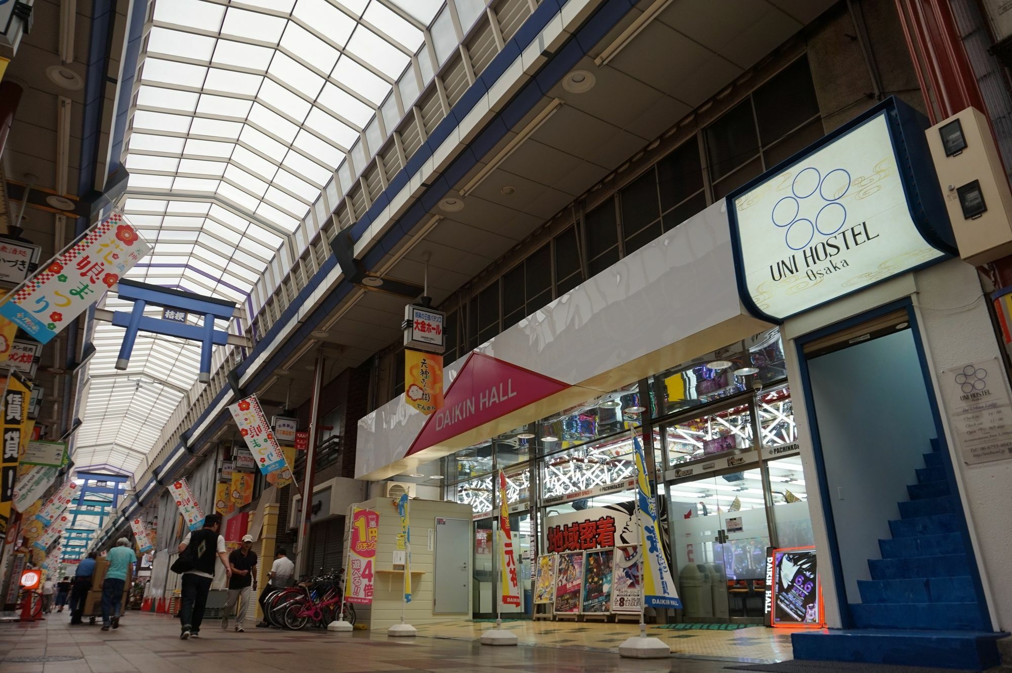 Uni Hostel Osaka Dış mekan fotoğraf